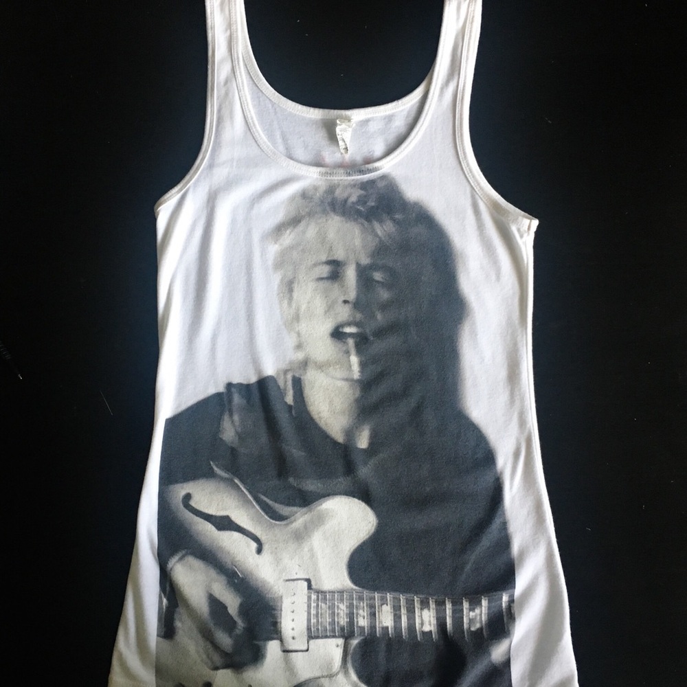 Billy Idol White Tank Top, Medium